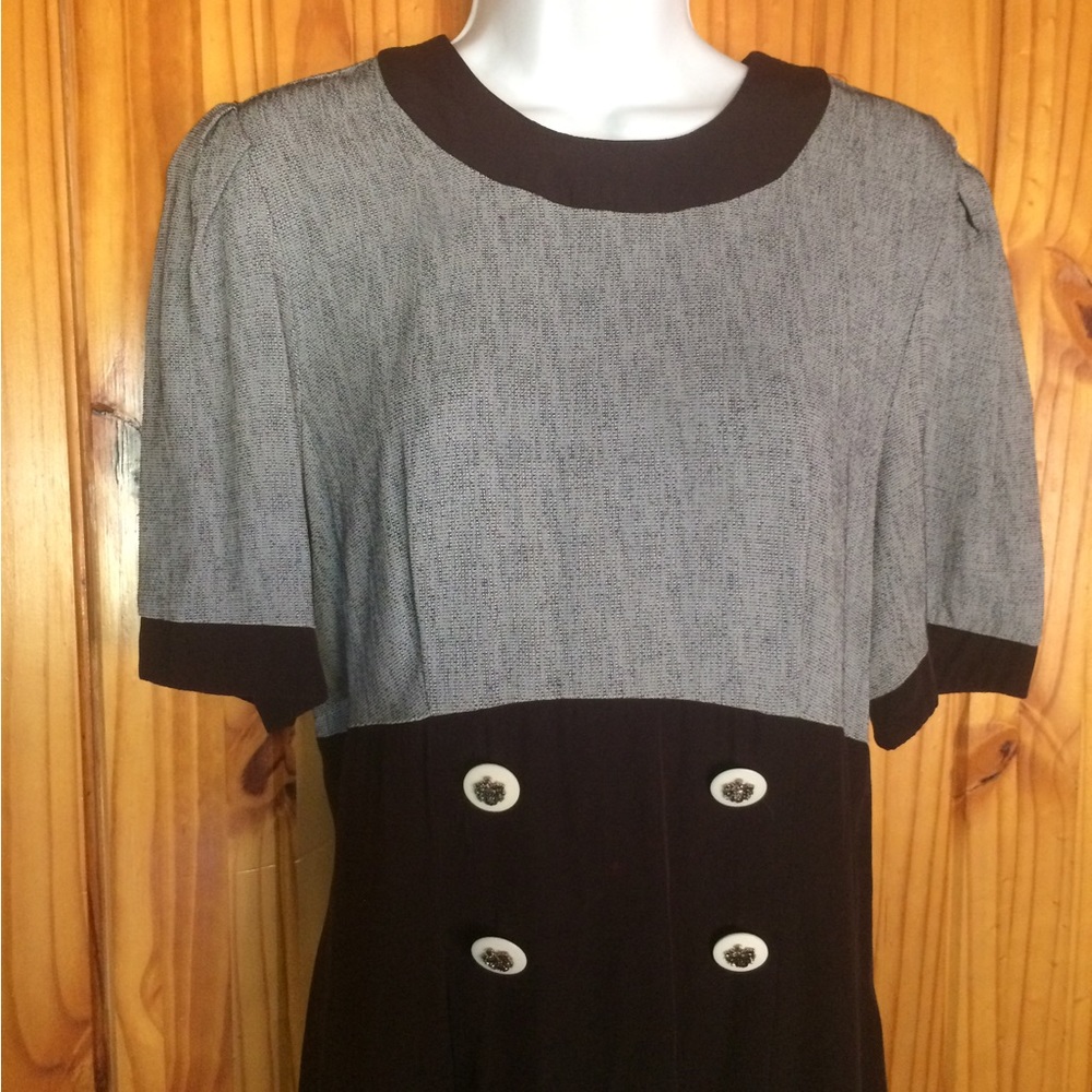 Vintage WNY Black Dress - Picture 1 of 10